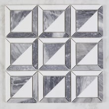 Naima Grey Stone Marble Mosaic Tile